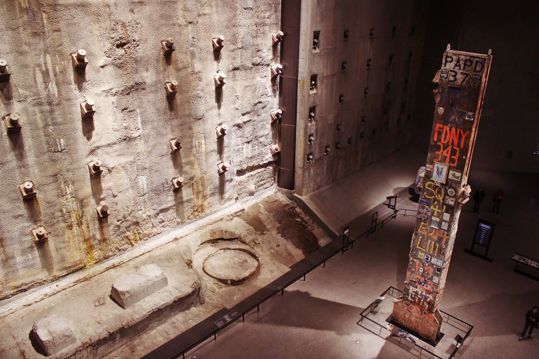 Slurry Wall & Last Column, 9/11 Museum