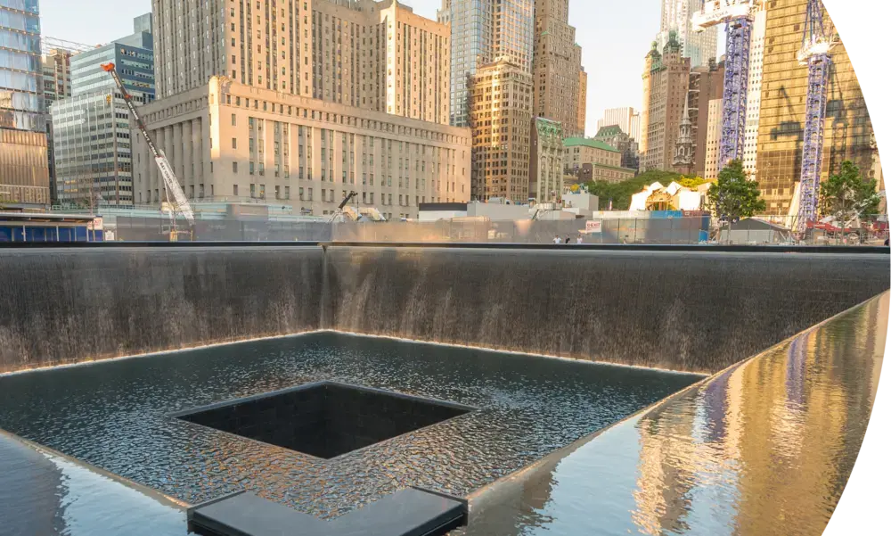 view of 911 memorial