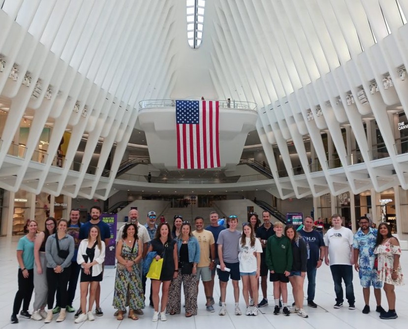 Oculus New York group photo on guided tour