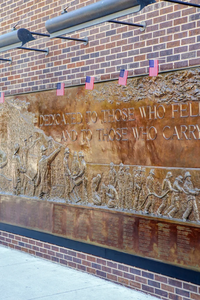 9/11 Ground Zero memorial to firefighters