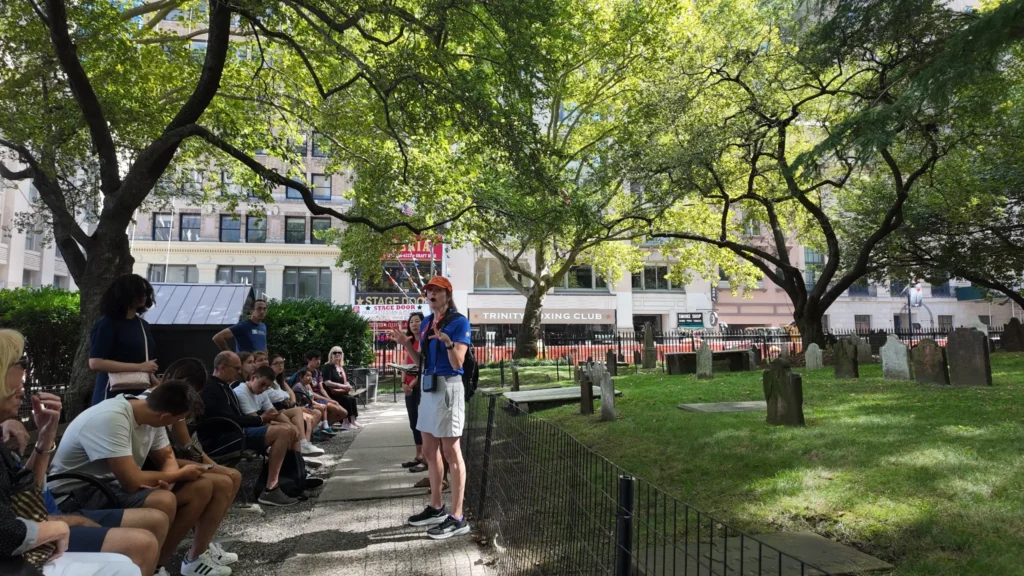9/11 tour group at St Paul's chapel