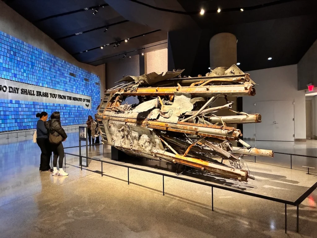 Broadcast antenna in 911 Museum