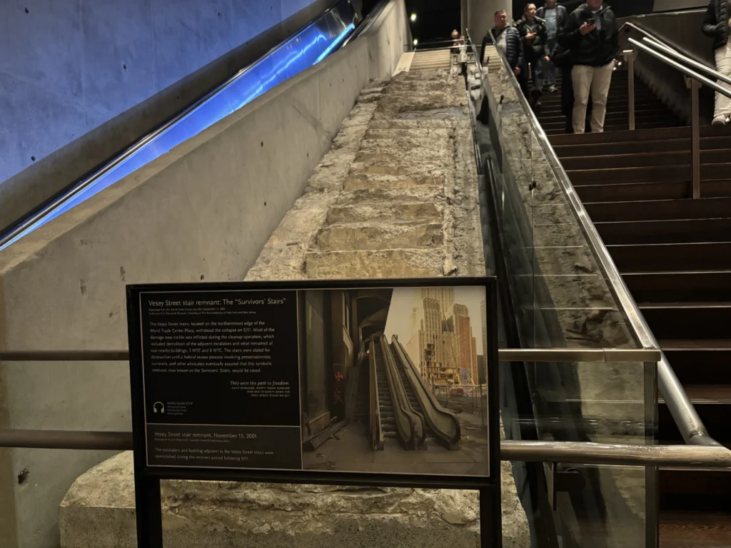 Close up of the Survivor Stairs