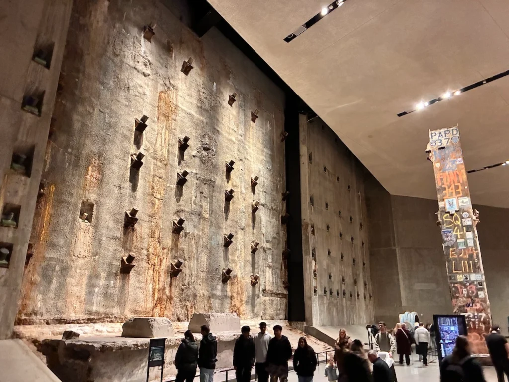 Slurry wall in 911 Museum