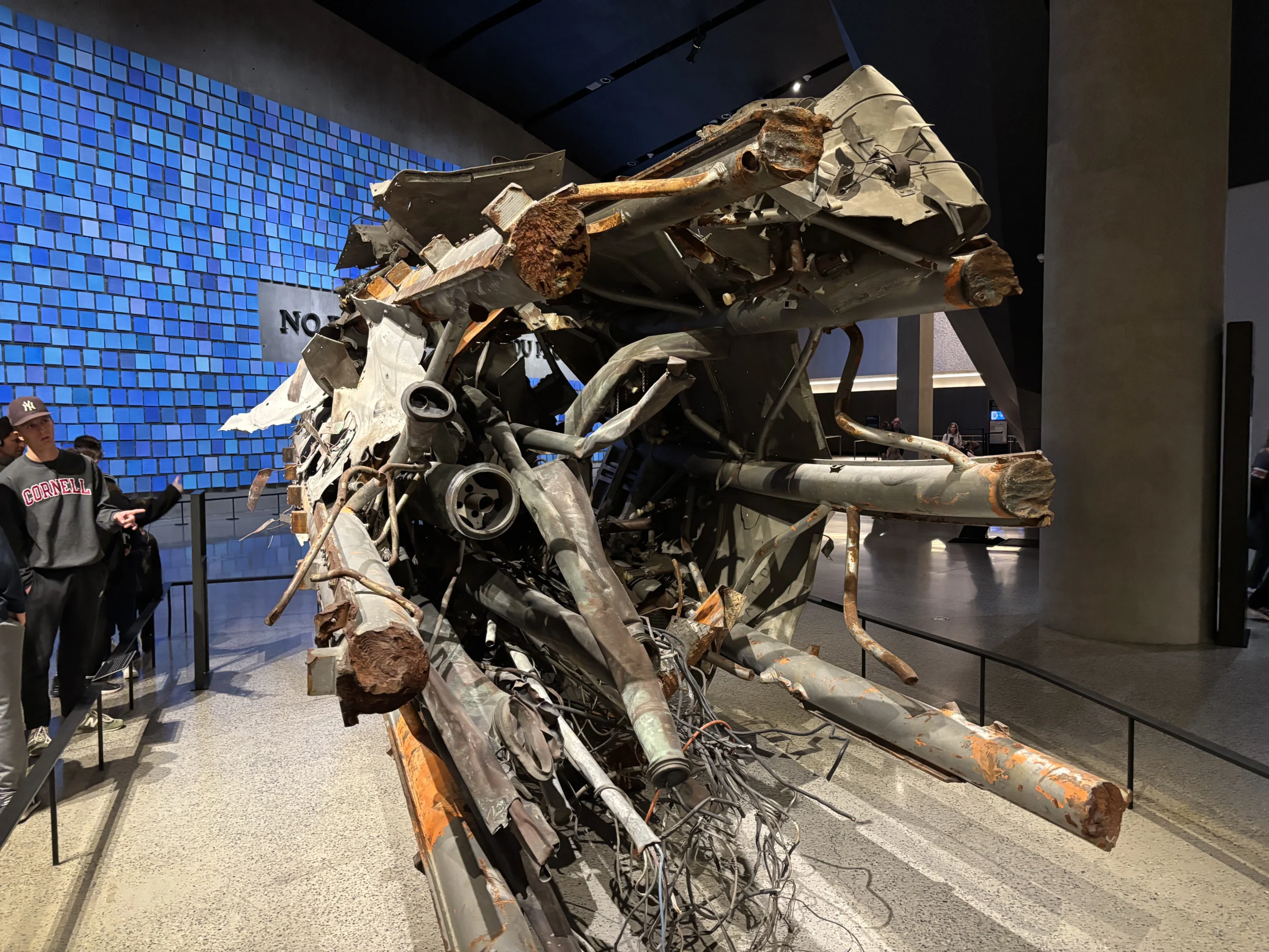 An artifact from the 9/11 attacks inside the 9/11 Museum